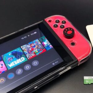 OV Micro SD card together with a Nintendo Switch game console